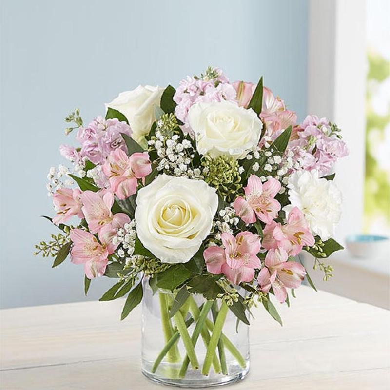 Blushing Chic Bouquet - Same Day Delivery