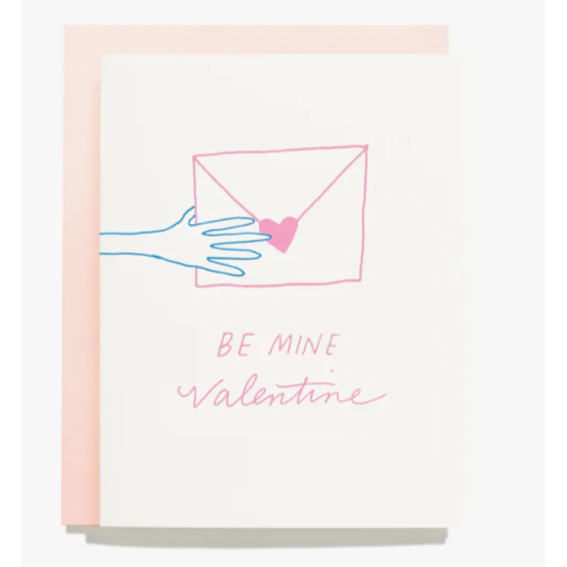 Be My Valentine Greeting Card - Same Day Delivery