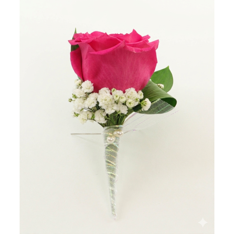 Hot Pink Rose Wearables - Same Day Delivery
