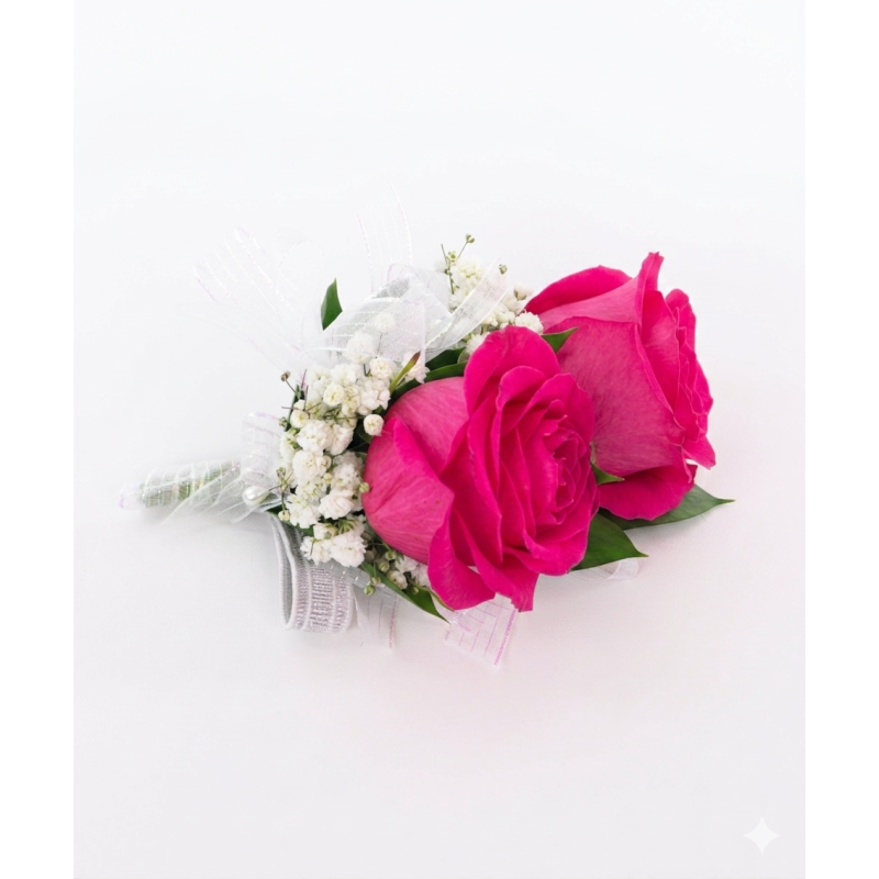 Hot Pink Rose Wearables - Same Day Delivery