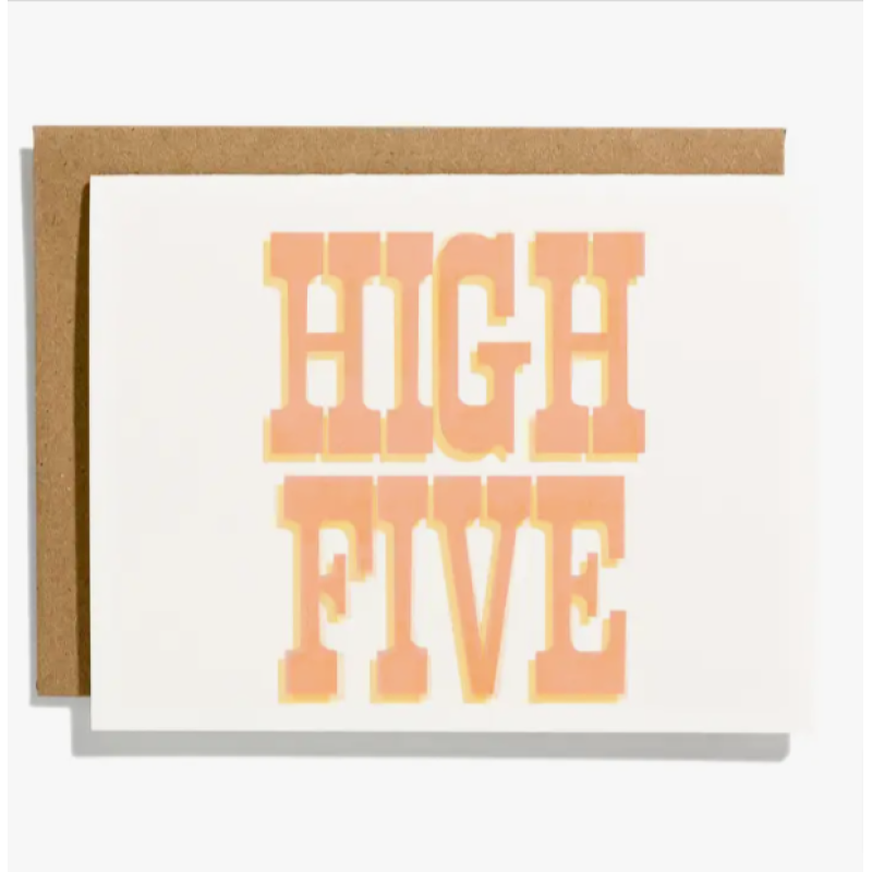 High Five Greeting Card - Same Day Delivery