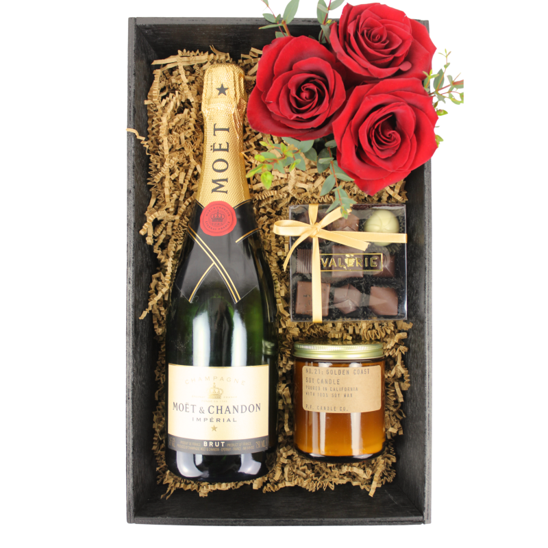 I LOVE YOU CRATE WITH BUBBLES - Same Day Delivery