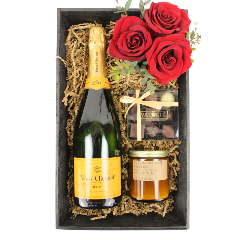 I LOVE YOU CRATE WITH BUBBLES - Same Day Delivery