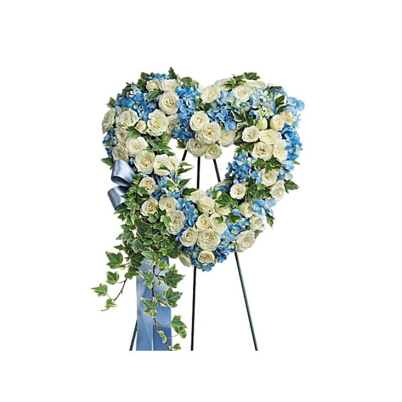 Pure Heart Wreath  - Same Day Delivery