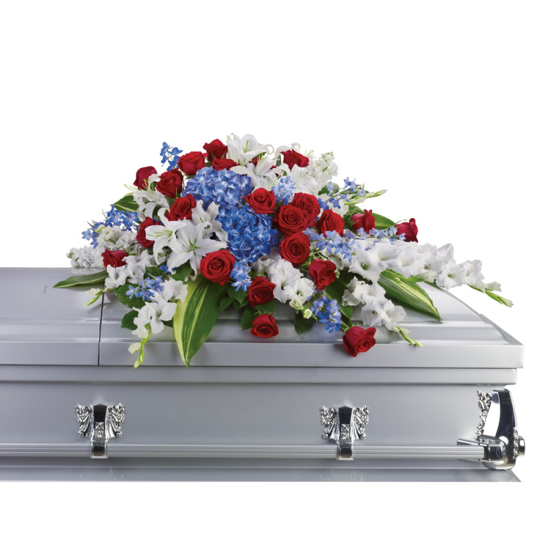 Distinguished Service Casket Spray - Same Day Delivery