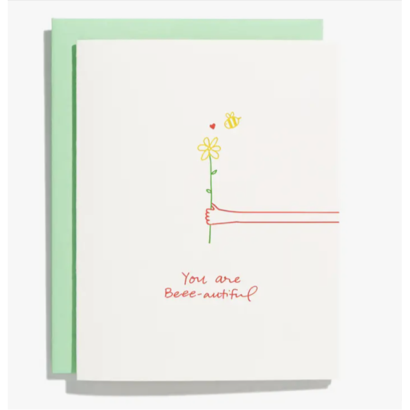 You Are Beee-autiful Greeting Card - Same Day Delivery
