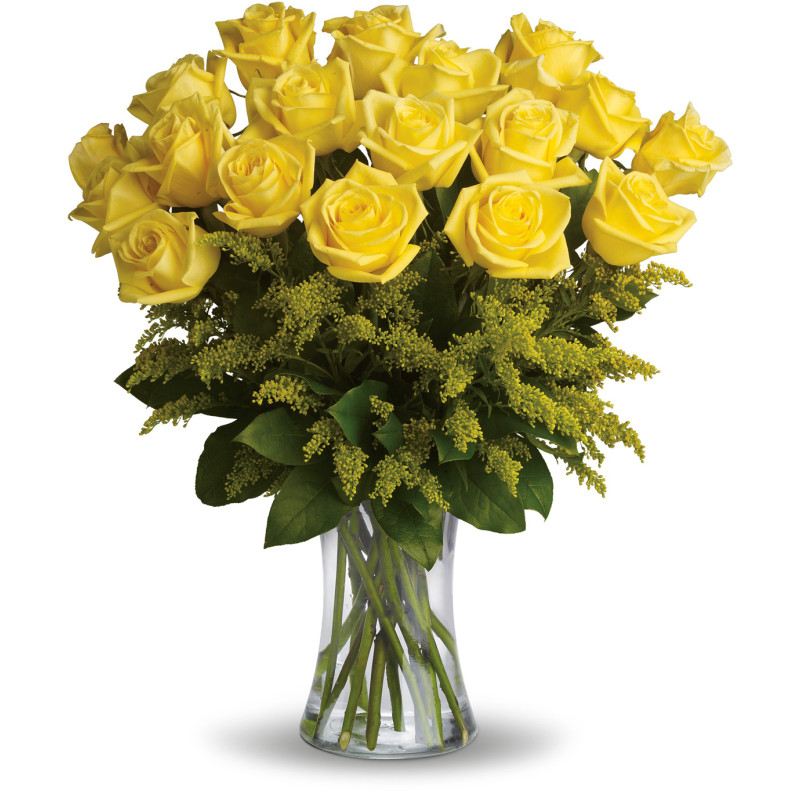 Golden Days Yellow Rose Bouquet - Same Day Delivery