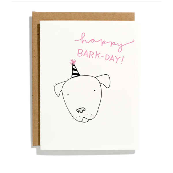 Happy Bark Day Birthday Greeting Card